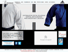 Tablet Screenshot of budokansports.com.ar